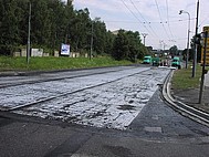 Obrázek vyztužení křižovatky v Ostravě