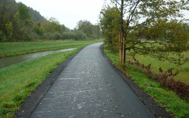 Stabilizacja pod ścieżką rowerową Dach Europy
