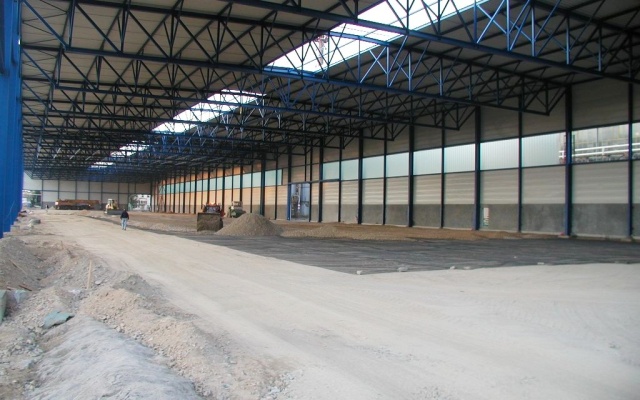 Posadowienie posadzek hali przemysłowej w Jihlavie