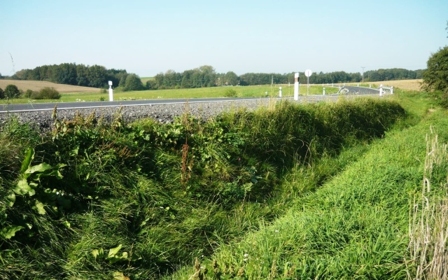 Rozszerzenie i wzmocnienie pobocza w obrębie katastralnym Olešník