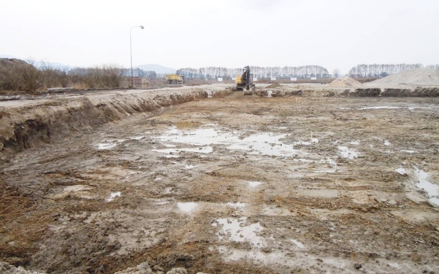 Odwadnianie płyty fundamentowej biogazowni w Bošanoch