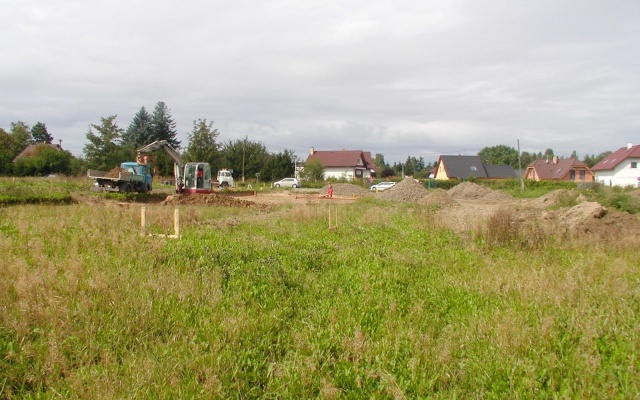 Posadowienie zespołu mieszkaniowego Srbín