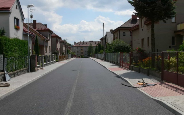 Stabilizacja warstw podkładowych drogi lokalnej w Přibyslavi