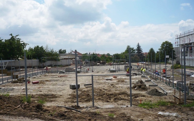 Stabilizacja podłoża gruntowego boiska do siatkówki w Kyjowie