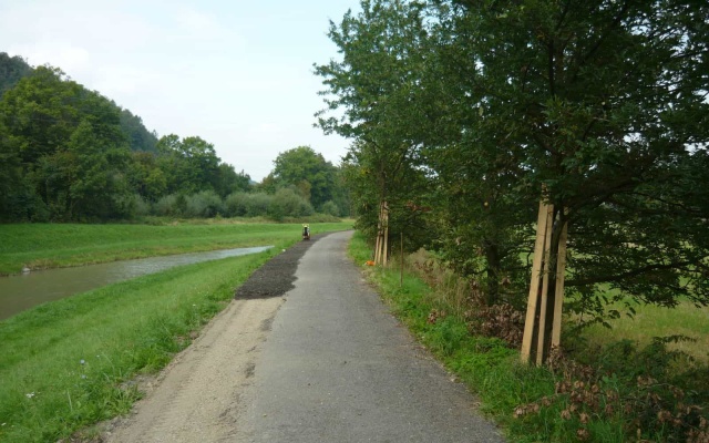 Stabilizacja pod ścieżką rowerową Dach Europy