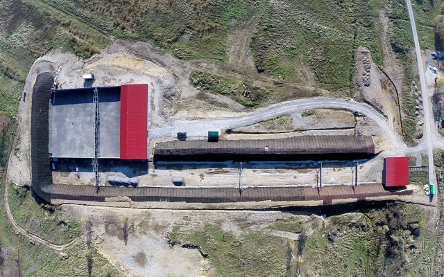 Ochrona skarp przed erozją na strzelnicy piechoty w Lešti