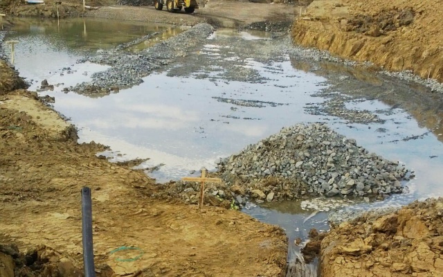 Przyczółki mostowe z gruntu zbrojonego na autostradzie D1 koło Levočy