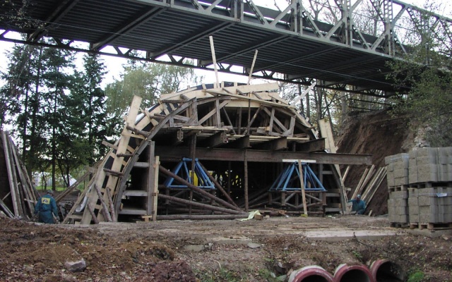 Rekonstrukcja mostu w Sebranicach