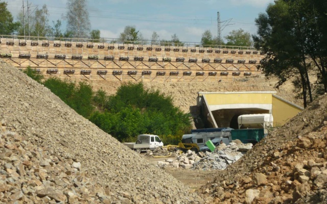 Sanacja obszaru Myslinka w ramach modernizacji linii Plzeň – Stříbro