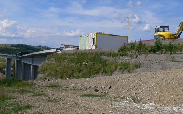 Wzmocnione zbocza pod autostradą D3 na odcinku Svrčinovec – Skalité