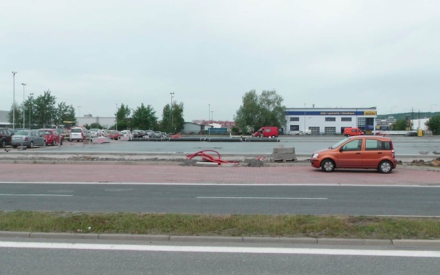 Wzmocnienie warstw parkingu na terenie Škoda w Mladá Boleslav