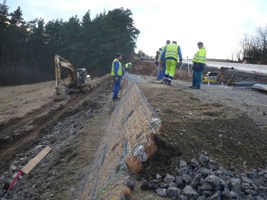 Sanacja osuwiska stoku przy drodze I/23 w Vladislavie