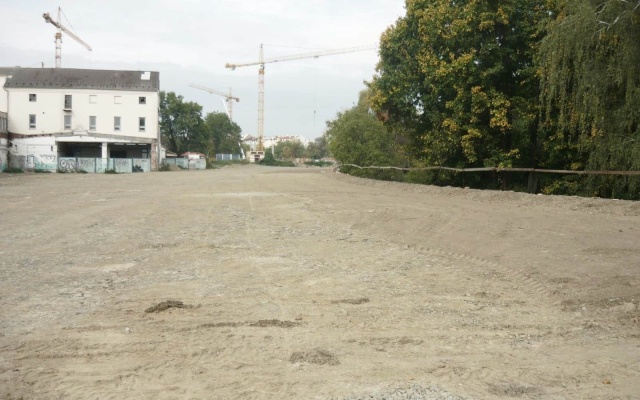 Strome zbocze na nowej linii tramwajowej w Ołomuńcu
