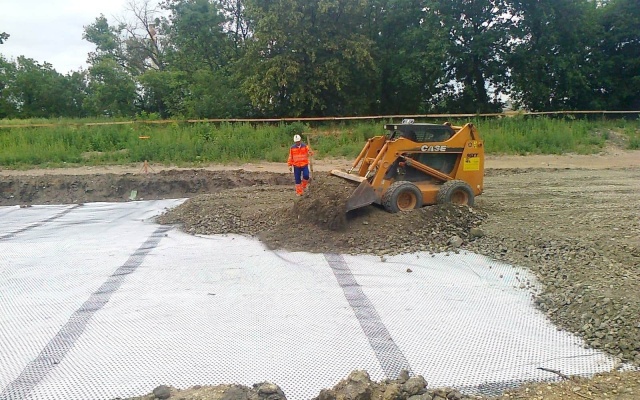Budowa torowiska tramwajowego w Ołomuńcu