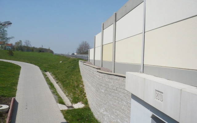 Mury oporowe w systemie Tensartech TW1 w Chvaleticach