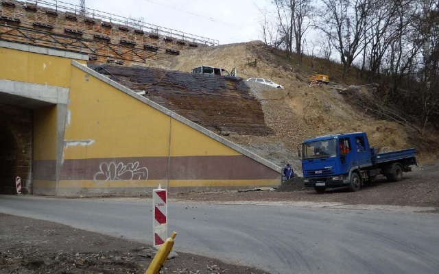 Sanacja obszaru Myslinka w ramach modernizacji linii Plzeň – Stříbro