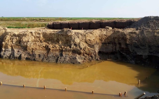 Założenie nasypowego korpusu – Nové Veselí – obwodnica