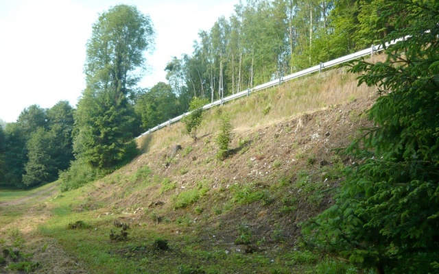 Sanacja osuwiska skarpy drogi II/357 w Strachujowie