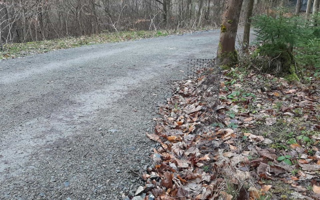 Zwiększenie nośności drogi leśnej w Rudicach w Morawskim Krasie