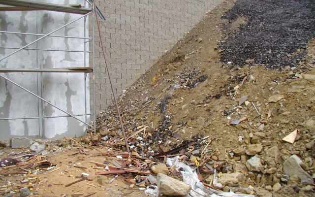 Mur oporowy na linii kolejowej Třebovice – Rudoltice