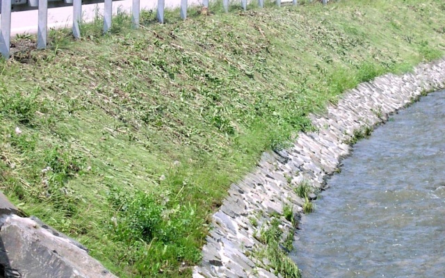 Rekonstrukcja koryta potoku w Sloupie