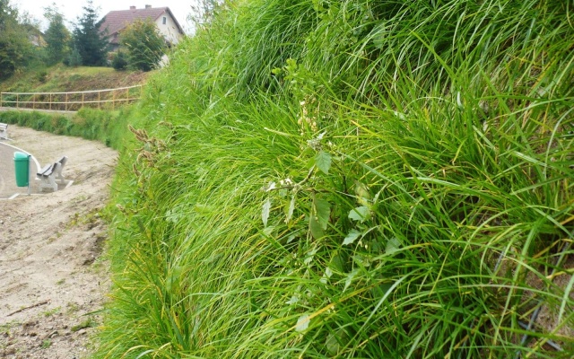 Najezdowa rampа z gruntu wzmocnionego w Valtířovie