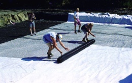 Rekultywacja nasypu kolejowego w pobliżu Holubic