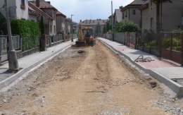 Stabilizacja warstw podkładowych drogi lokalnej w Přibyslavi