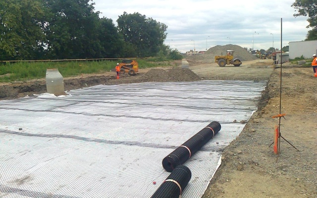 Budowa torowiska tramwajowego w Ołomuńcu