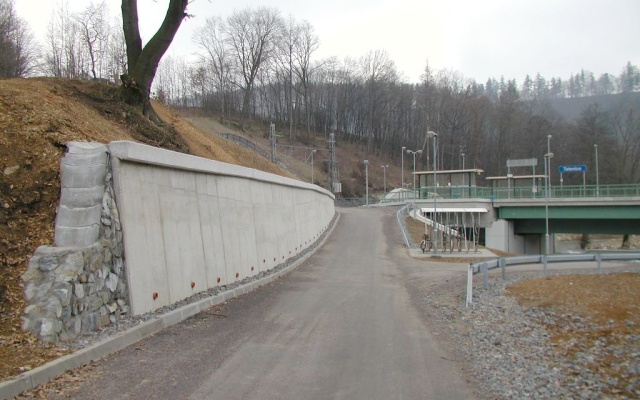 Odvodnienie muru oporowego w Tatenicach