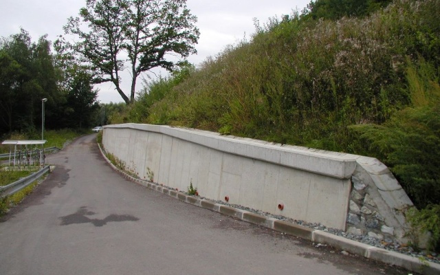 Odvodnienie muru oporowego w Tatenicach