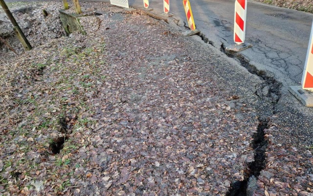 Sanacja osuwiska zbocza w miejscowości Mírová pod Kozákovem