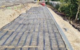 Praga – Rajská zahrada – wzmocniona konstrukcja nośna pod peronem