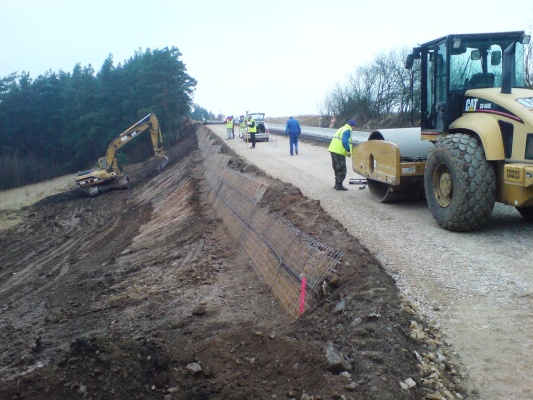 Sanacja osuwiska stoku przy drodze I/23 w Vladislavie