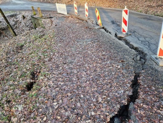 Sanacja osuwiska zbocza w miejscowości Mírová pod Kozákovem