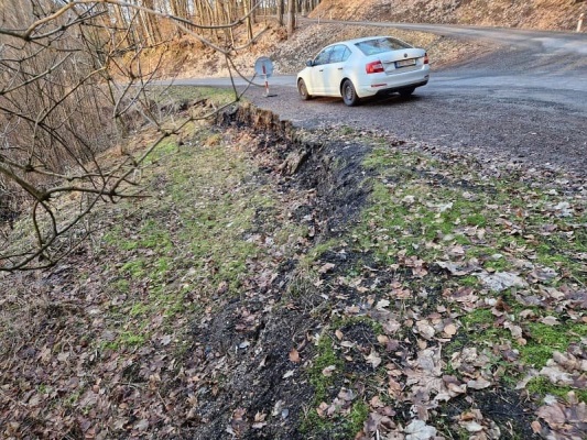 Sanacja osuwiska zbocza w miejscowości Mírová pod Kozákovem