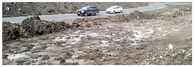 Zasadzenie nasypu drogowego na nawodnionym miękkim podłożu z osadami stawowymi