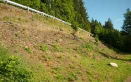 Sanacja osuwiska skarpy drogi II/357 w Strachujowie