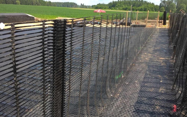 Założenie nasypowego korpusu – Nové Veselí – obwodnica