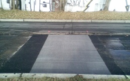 Lokalne wzmocnienie nawierzchni jezdni w Pradze