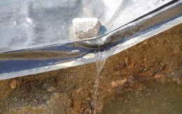 Odwadnianie płyty fundamentowej biogazowni w Bošanoch