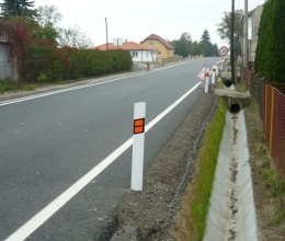 Rekonstrukcja i wzmocnienie pobocza w Nové Vsi koło Světlé nad Sázavou