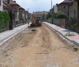 Stabilizacja warstw podkładowych drogi lokalnej w Přibyslavi