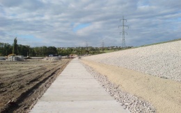 Wzmocnienie dna zbiornika sedymentacyjnego cukrowni w Dobrovicach